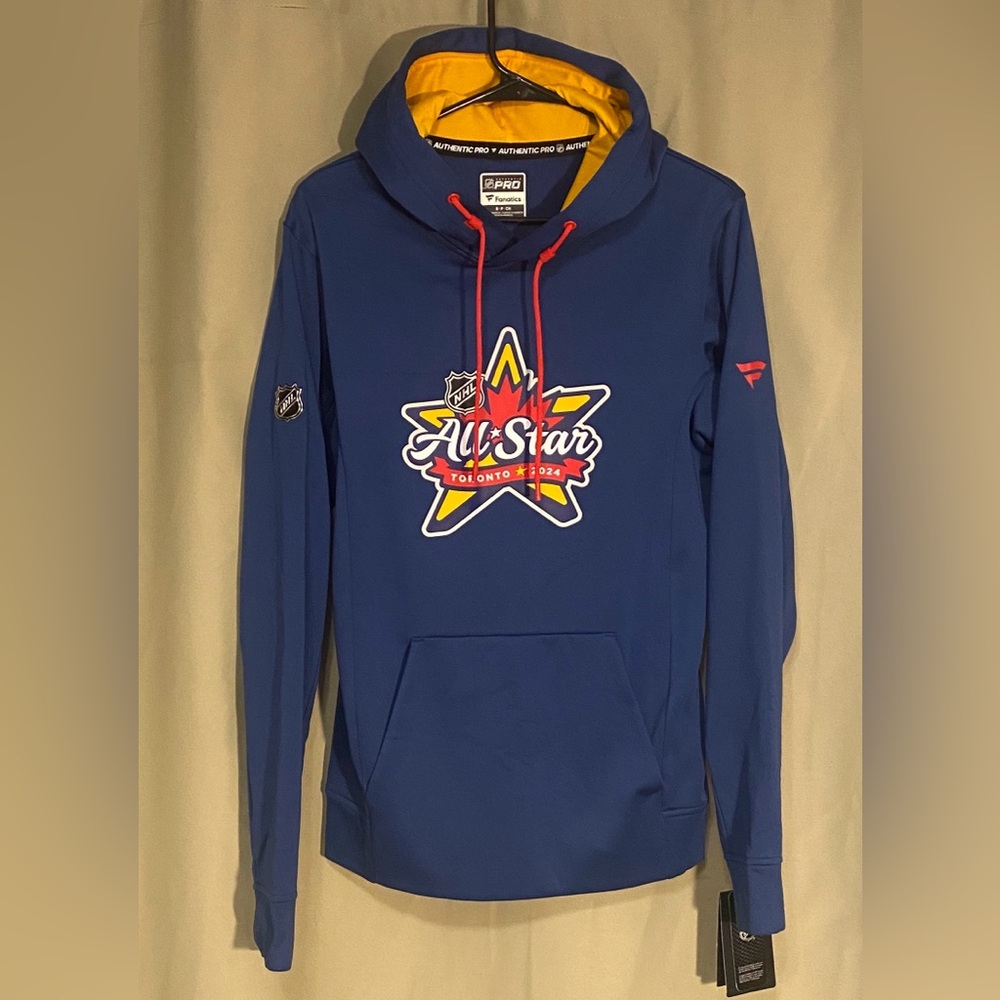 Fantastic 2024 NHL All Star Game Toronto Authentic Pro Fleece Pullover Hoodie S